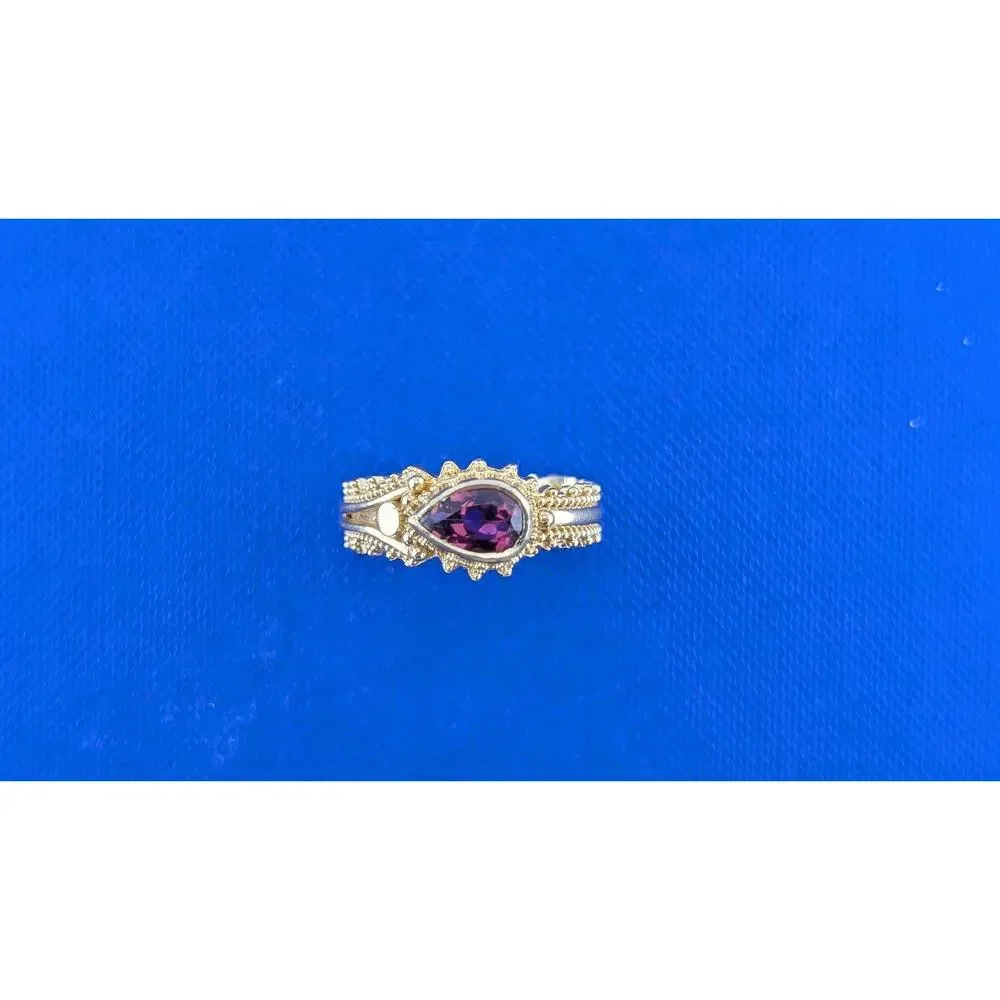 18kt Yellow Gold and Tourmaline Fashion Ring-6.8g